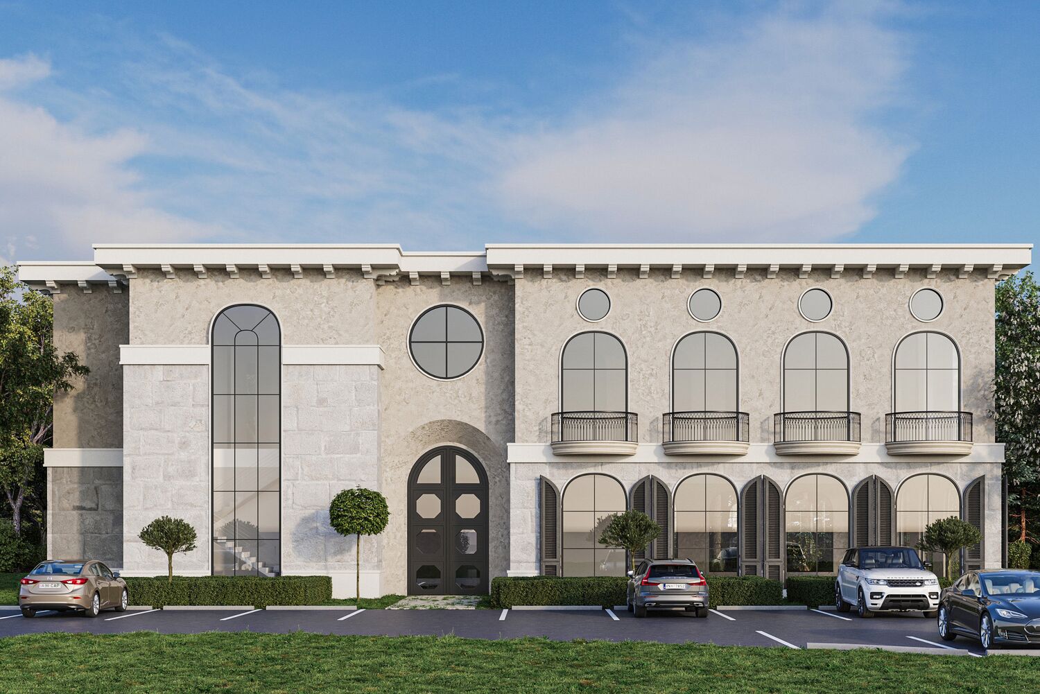 Rendering of the new building