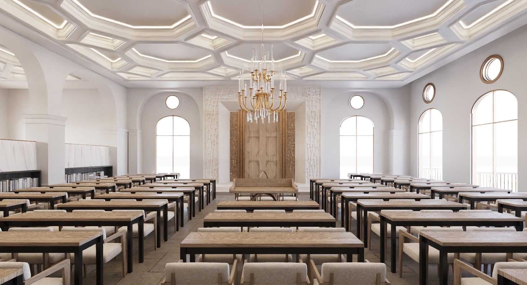 Main Bet Midrash and Aron Kodesh